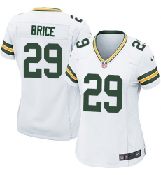 Women's Nike Green Bay Packers #29 Kentrell Brice Game White NFL Jersey