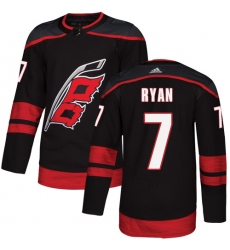 Men's Adidas Carolina Hurricanes #7 Derek Ryan Premier Black Alternate NHL Jersey