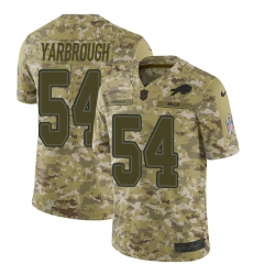 Men's Nike Buffalo Bills #54 Eddie Yarbrough Limited Camo 2018 Salute to Service NFL Jersey