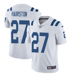 Men's Nike Indianapolis Colts #27 Nate Hairston White Vapor Untouchable Limited Player NFL Jersey