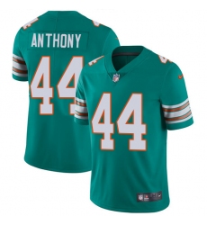 Men's Nike Miami Dolphins #44 Stephone Anthony Aqua Green Alternate Vapor Untouchable Limited Player NFL Jersey