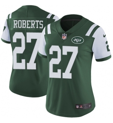 Women's Nike New York Jets #27 Darryl Roberts Green Team Color Vapor Untouchable Elite Player NFL Jersey