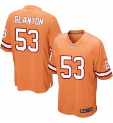 Youth Nike Tampa Bay Buccaneers #53 Adarius Glanton Elite Orange Glaze Alternate NFL Jersey