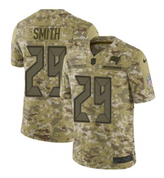 Men's Nike Tampa Bay Buccaneers #29 Ryan Smith Limited Camo 2018 Salute to Service NFL Jersey