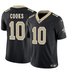 Men's New Orleans Saints #10 Brandin Cooks Black F.U.S.E Vapor Limited Football Stitched Jersey
