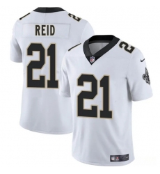 Men's New Orleans Saints #21 Justin Reid White 2025 Vapor Limited Football Stitched Jersey