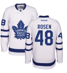 Women's Reebok Toronto Maple Leafs #48 Calle Rosen Authentic White Away NHL Jersey