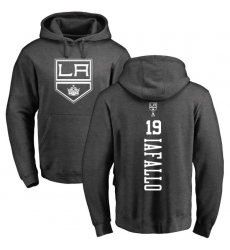 NHL Adidas Los Angeles Kings #19 Alex Iafallo Charcoal One Color Backer Pullover Hoodie