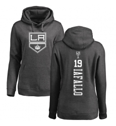 NHL Women's Adidas Los Angeles Kings #19 Alex Iafallo Charcoal One Color Backer Pullover Hoodie