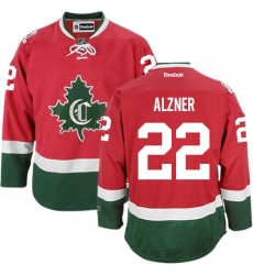 Men's Reebok Montreal Canadiens #22 Karl Alzner Authentic Red New CD NHL Jersey