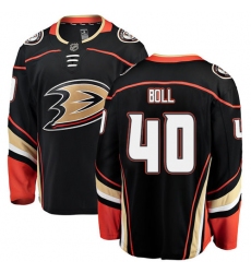 Youth Anaheim Ducks #40 Jared Boll Fanatics Branded Black Home Breakaway NHL Jersey