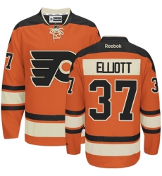 Youth Reebok Philadelphia Flyers #37 Brian Elliott Premier Orange New Third NHL Jersey