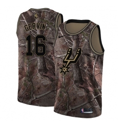 Women's Nike San Antonio Spurs #16 Pau Gasol Swingman Camo Realtree Collection NBA Jersey