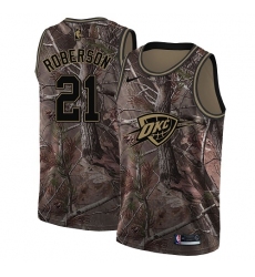 Women's Nike Oklahoma City Thunder #21 Andre Roberson Swingman Camo Realtree Collection NBA Jersey