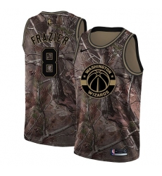 Men's Nike Washington Wizards #8 Tim Frazier Swingman Camo Realtree Collection NBA Jersey