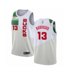 Youth Nike Milwaukee Bucks #13 Glenn Robinson White Swingman Jersey - Earned Edition