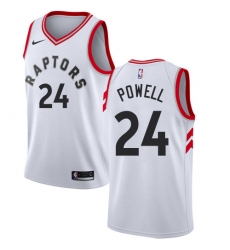 Youth Nike Toronto Raptors #24 Norman Powell Swingman White NBA Jersey - Association Edition