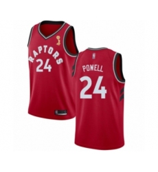 Youth Toronto Raptors #24 Norman Powell Swingman Red 2019 Basketball Finals Champions Jersey - Icon Edition