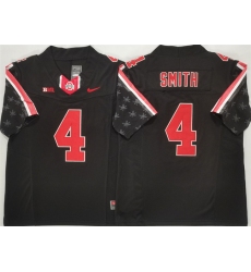 Men's Ohio State Buckeyes #4 Jeremiah Smith Black 2025 F.U.S.E. Limited Stitched Jersey