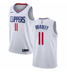 Youth Nike Los Angeles Clippers #11 Avery Bradley Swingman White NBA Jersey - Association Edition