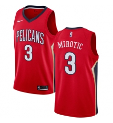 Youth Nike New Orleans Pelicans #3 Nikola Mirotic Swingman Red NBA Jersey Statement Edition