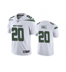 Men's New York Jets #20 Breece Hall 2022 White Vapor Untouchable Limited Stitched Jersey