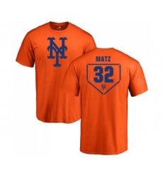 MLB Nike New York Mets #32 Steven Matz Orange RBI T-Shirt
