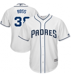 Youth Majestic San Diego Padres #38 Tyson Ross Authentic White Home Cool Base MLB Jersey