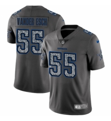 Youth Nike Dallas Cowboys #55 Leighton Vander Esch Gray Static Vapor Untouchable Limited NFL Jersey
