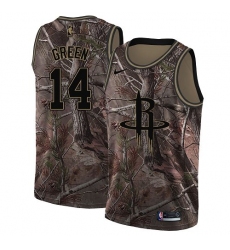 Men's Nike Houston Rockets #14 Gerald Green Swingman Camo Realtree Collection NBA Jersey