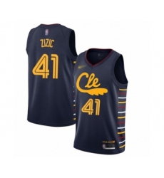 Youth Cleveland Cavaliers #41 Ante Zizic Swingman Navy Basketball Jersey - 2019 20 City Edition