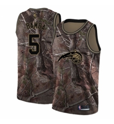 Men's Nike Orlando Magic #5 Mohamed Bamba Swingman Camo Realtree Collection NBA Jersey