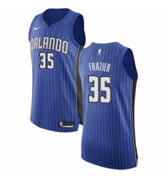 Men's Nike Orlando Magic #35 Melvin Frazier Authentic Royal Blue NBA Jersey - Icon Edition