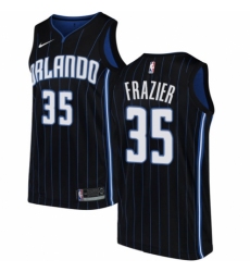 Women's Nike Orlando Magic #35 Melvin Frazier Authentic Black NBA Jersey Statement Edition