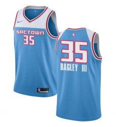 Youth Nike Sacramento Kings #35 Marvin Bagley III Swingman Blue NBA Jersey - 2018 19 City Edition