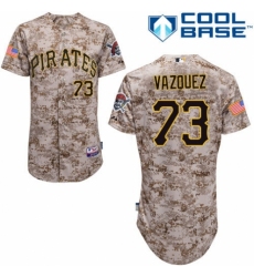 Men's Majestic Pittsburgh Pirates #73 Felipe Vazquez Replica Camo Alternate Cool Base MLB Jersey