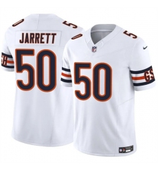 Men's Chicago Bears #50 Grady Jarrett White 2025 F.U.S.E. Vapor Untouchable Limited Stitched Football Jersey