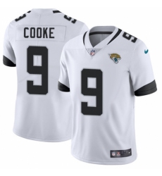 Youth Nike Jacksonville Jaguars #9 Logan Cooke White Vapor Untouchable Limited Player NFL Jersey