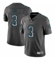 Men's Nike Jacksonville Jaguars #3 Tanner Lee Gray Static Vapor Untouchable Limited NFL Jersey
