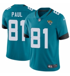 Men's Nike Jacksonville Jaguars #81 Niles Paul Black Alternate Vapor Untouchable Limited Player NFL Jersey