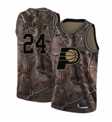 Youth Nike Indiana Pacers #24 Alize Johnson Swingman Camo Realtree Collection NBA Jersey