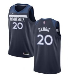 Women's Nike Minnesota Timberwolves #20 Josh Okogie Swingman Navy Blue NBA Jersey - Icon Edition