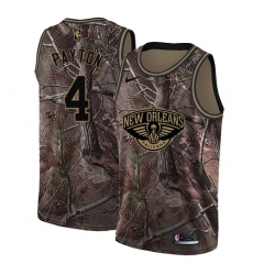 Women's Nike New Orleans Pelicans #4 Elfrid Payton Swingman Purple NBA Jersey - City Edition