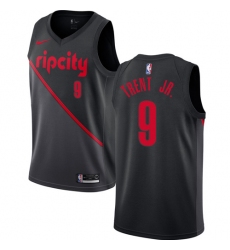 Youth Nike Portland Trail Blazers #9 Gary Trent Jr. Swingman Black NBA Jersey - 2018 19 City Edition