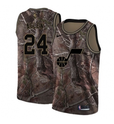 Men's Nike Utah Jazz #24 Grayson Allen Swingman Camo Realtree Collection NBA Jersey