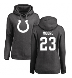 NFL Women's Nike Indianapolis Colts #23 Kenny Moore Ash One Color Pullover Hoodie