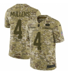 Men's Nike San Francisco 49ers #4 Nick Mullens Limited Camo 2018 Salute to Service NFL Jersey
