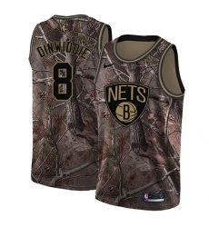 Youth Nike Brooklyn Nets #8 Spencer Dinwiddie Swingman Camo Realtree Collection NBA Jersey