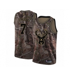 Women's Milwaukee Bucks #7 Ersan Ilyasova Swingman Camo Realtree Collection Basketball Jersey