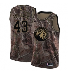 Women's Nike Minnesota Timberwolves #43 Anthony Tolliver Swingman Camo Realtree Collection NBA Jersey